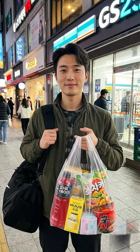 편의점 다녀왔다는 남친